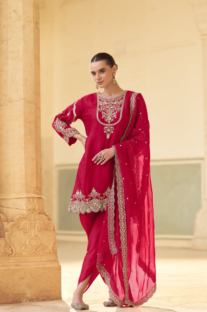celebrity fashion wear tulip pants suit in re