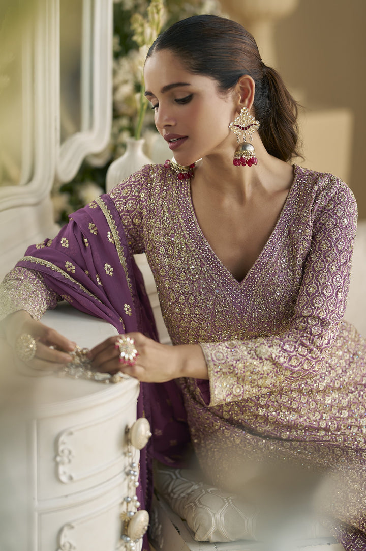 festive anarkali set for shaadi functions