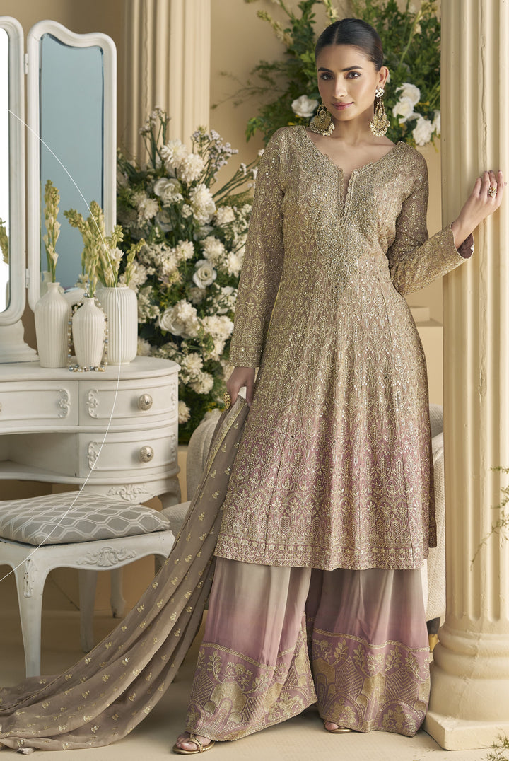 sangeet wear sharara set