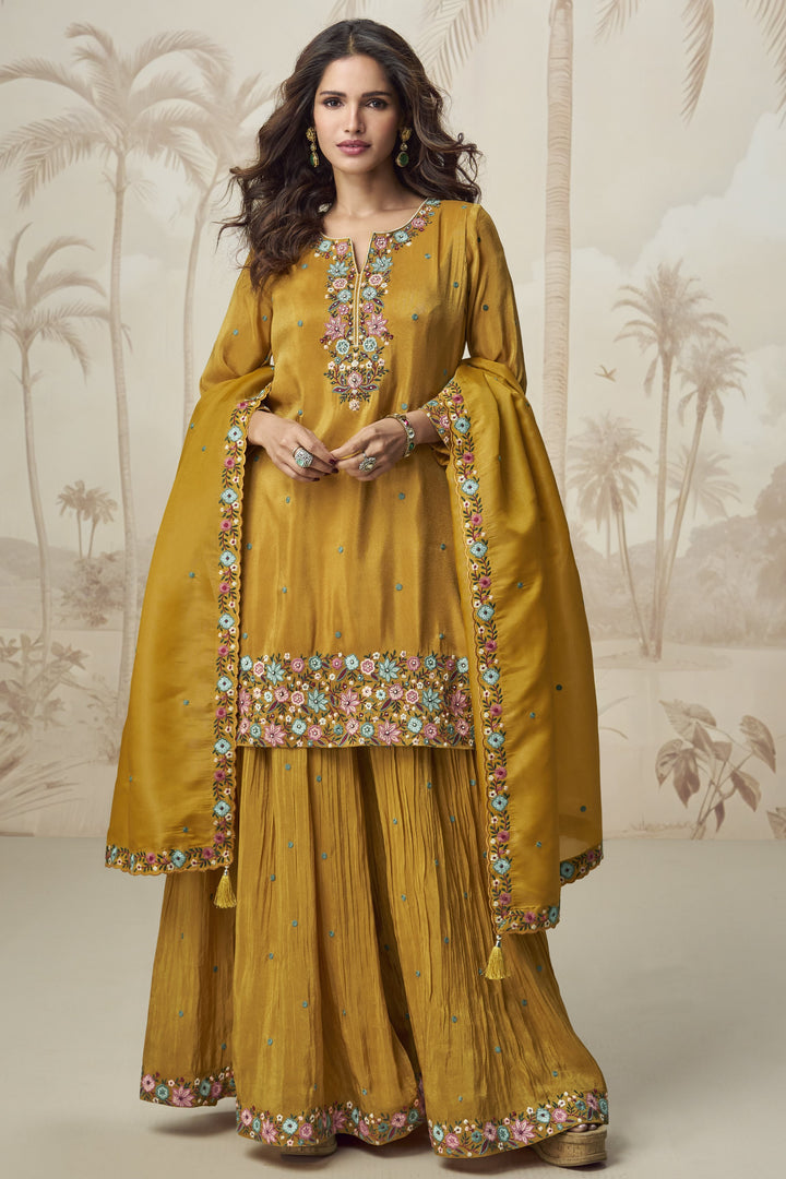resort day wear haldi dress